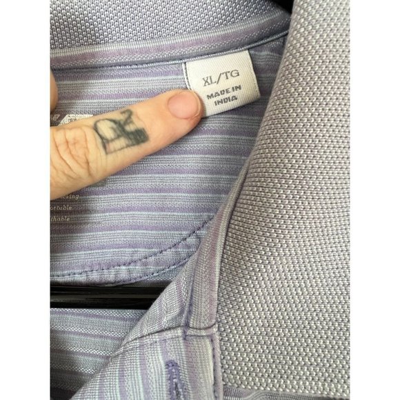Cutter and buck CB drytech lavender pastel golf polo size XL - Picture 3 of 5